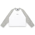 SWE STARFALL BOXY L/S TEE - GRAY/WHITE
