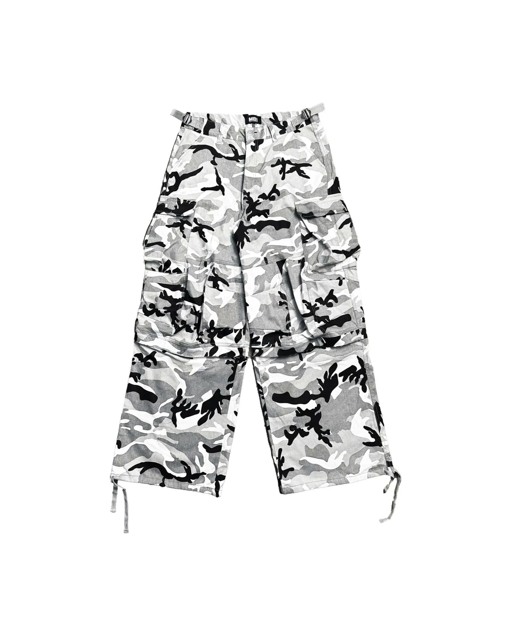 MBI 2IN1 FADED MILI PANTS - PANDA CAMO