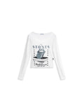 DIRTYCOINS ÁO THUN BABY TEE LS DCXRS SPECTRUM NIGHT