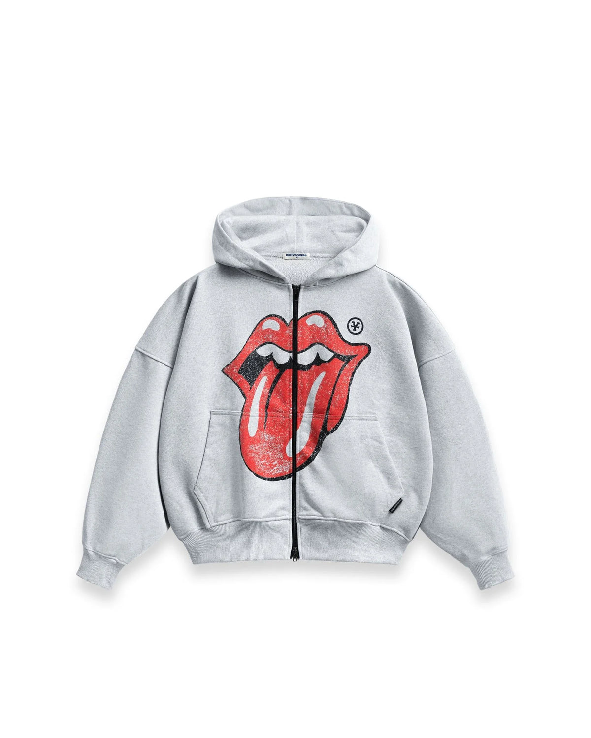 DIRTYCOINS ÁO KHOÁC HOODIE ZIP UP DCXRS VINT TONGUE