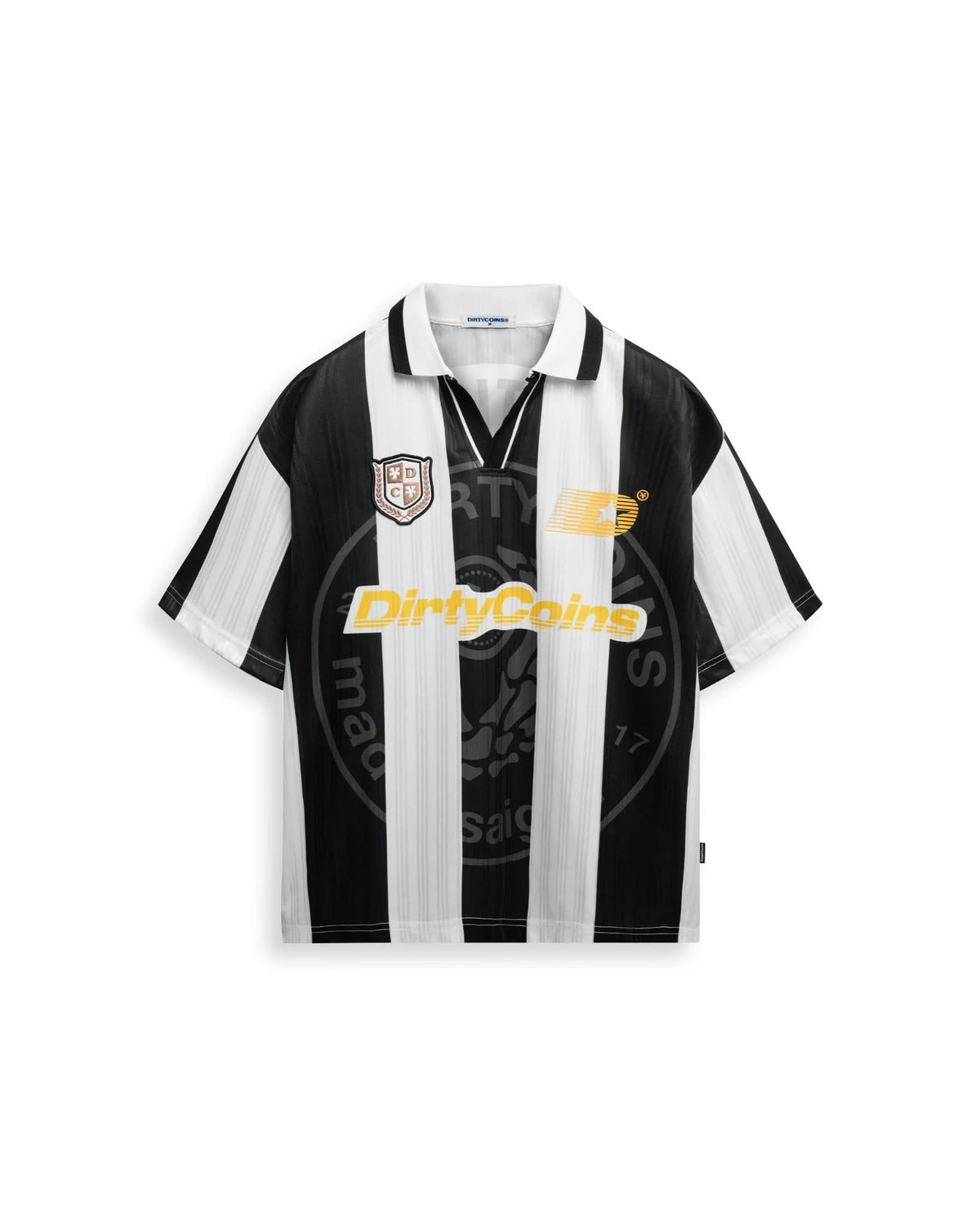DIRTYCOIN ÁO THUN POLO SOCCER JERSEY STRIPED