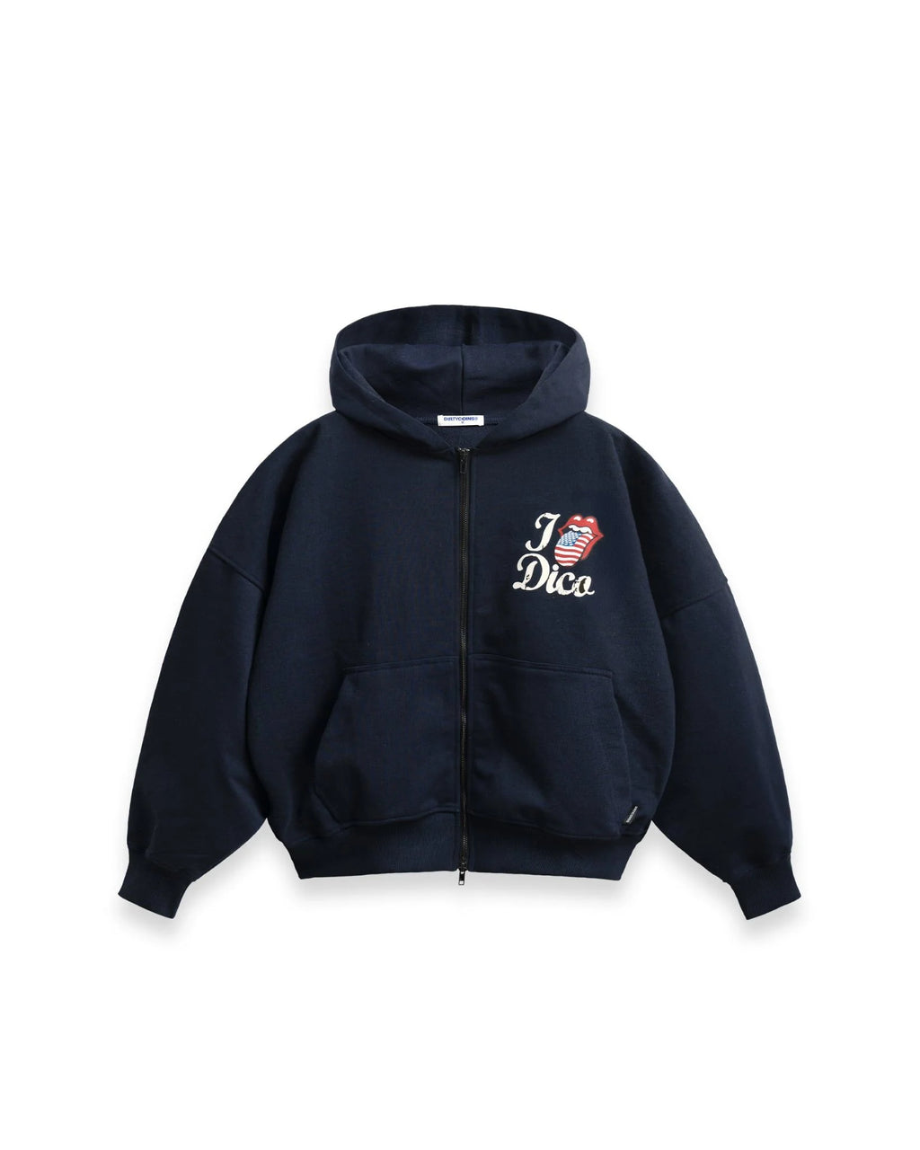DIRTYCOINS ÁO KHOÁC HOODIE ZIP UP DCXRS US TONGUE