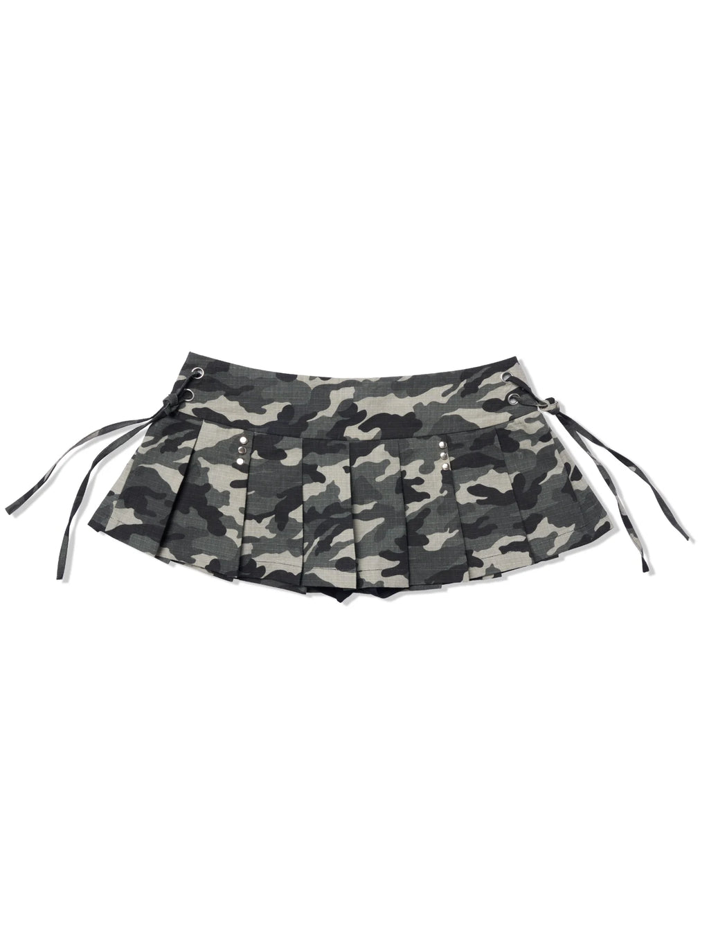 HADES KHAKI CAMO MINI SKIRT