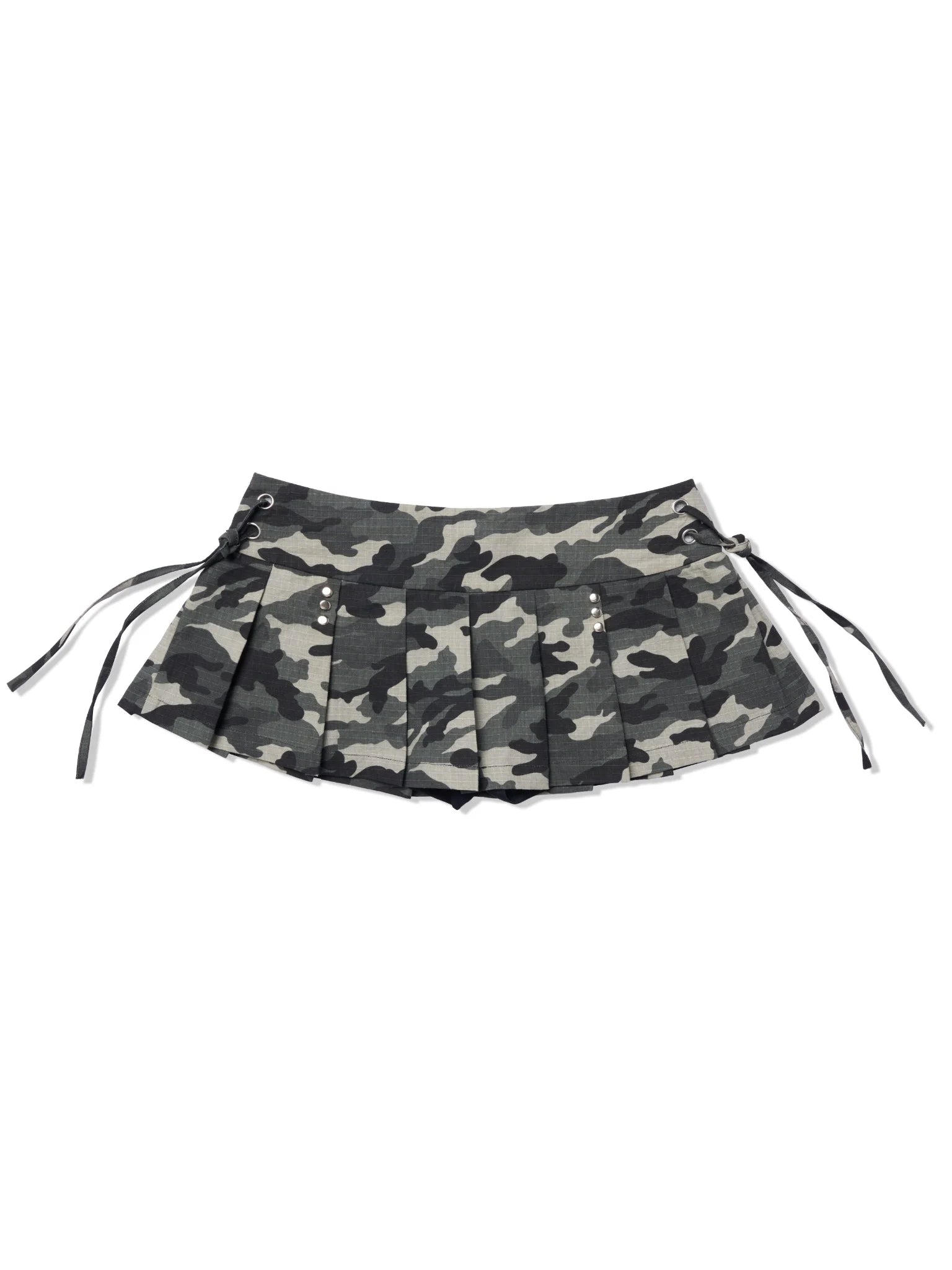 HADES KHAKI CAMO MINI SKIRT