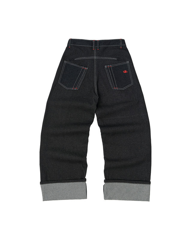INSANE FOLDLOCK RAW DENIM PANTS