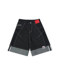 INSANE FOLDLOCK RAW DENIM JORTS