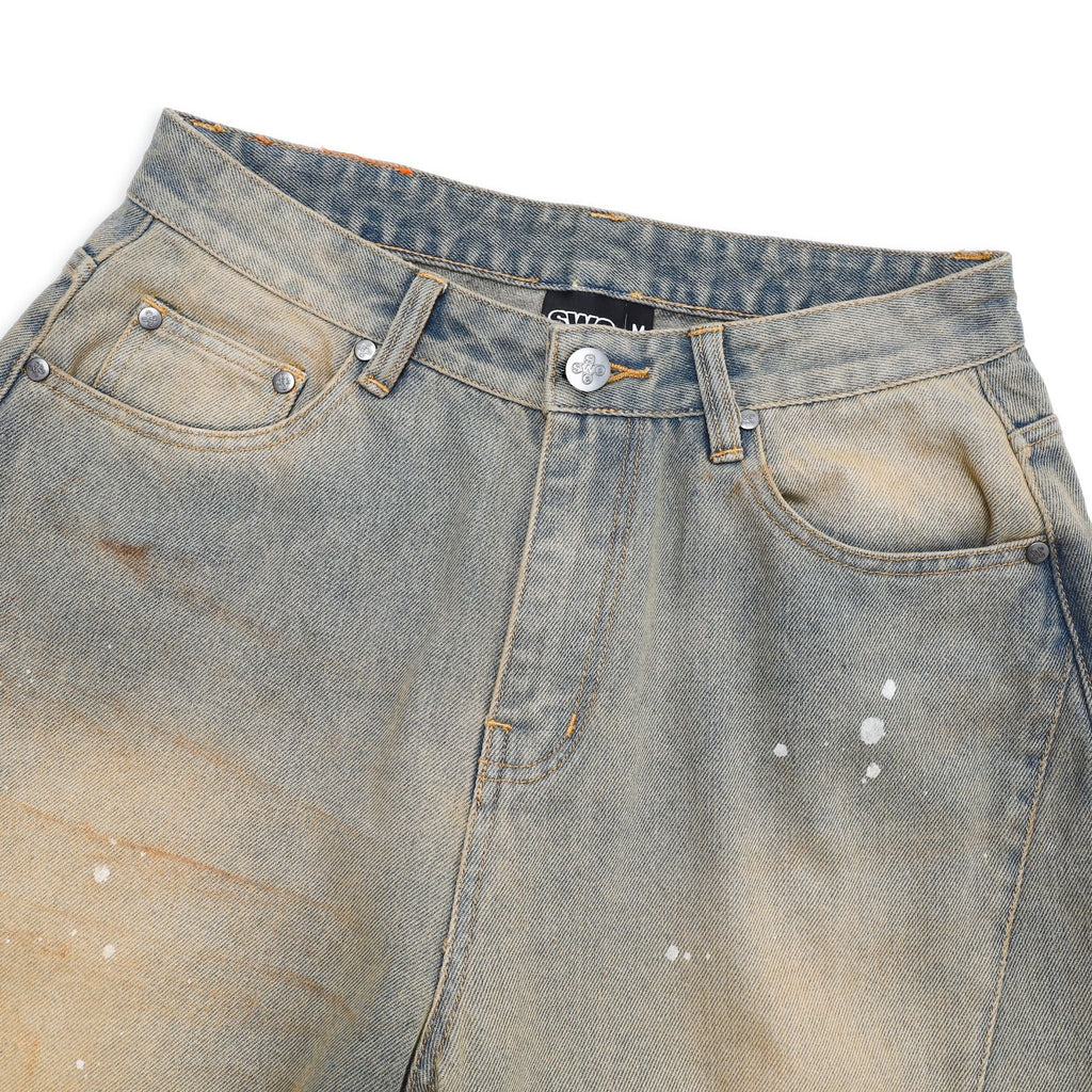 SWE DUNE DESTROYED JEANS - BLUE