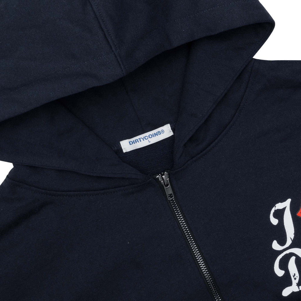 DIRTYCOINS ÁO KHOÁC HOODIE ZIP UP DCXRS US TONGUE