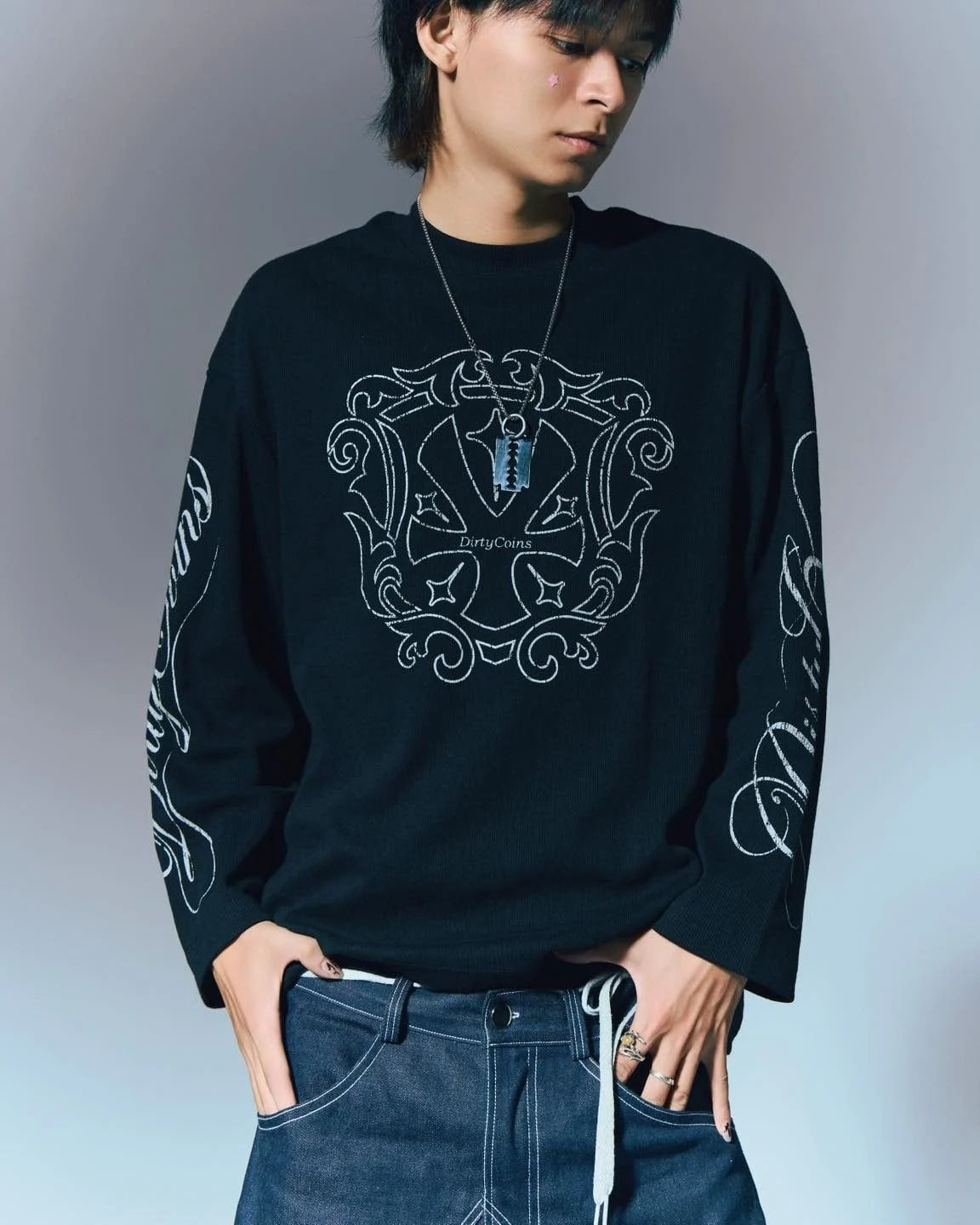 DIRTYCOINS ÁO THUN TAY DÀI DICO REGAL CREST
