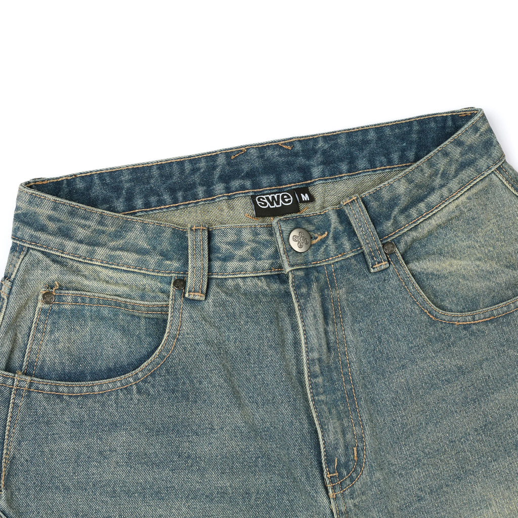 SWE MOTO DENIM SHORTS