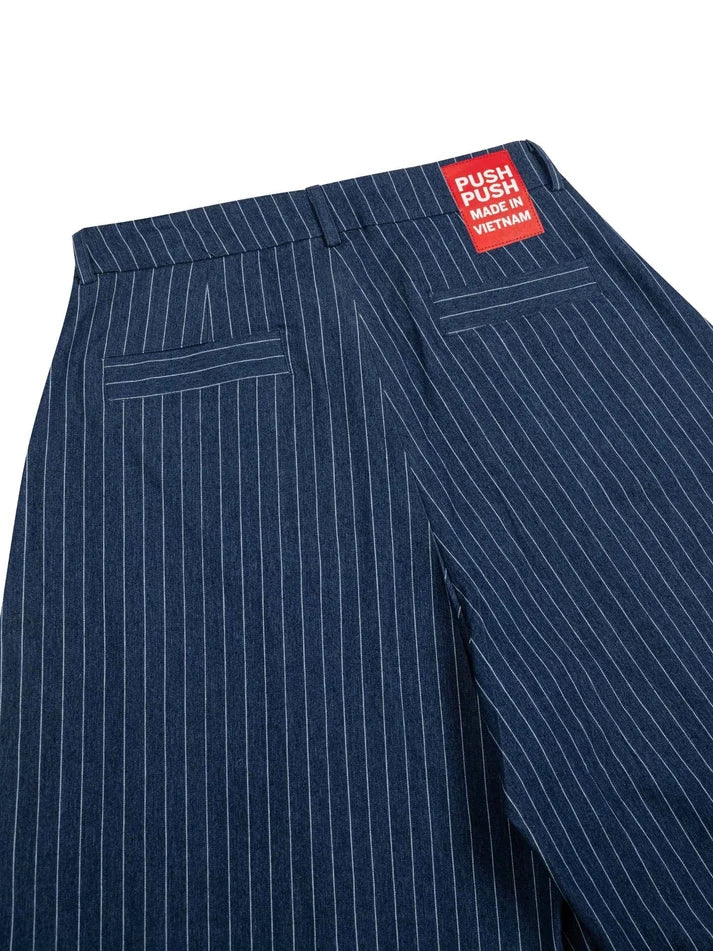 PUSH PUSH PINSTRIPE JORT