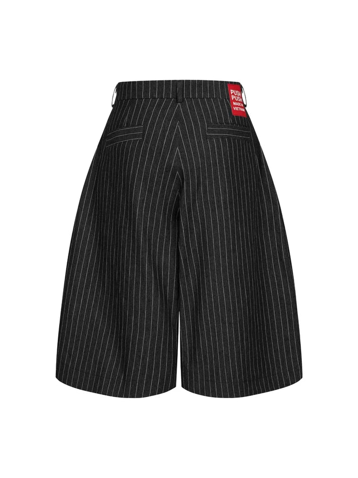 PUSH PUSH PINSTRIPE JORT
