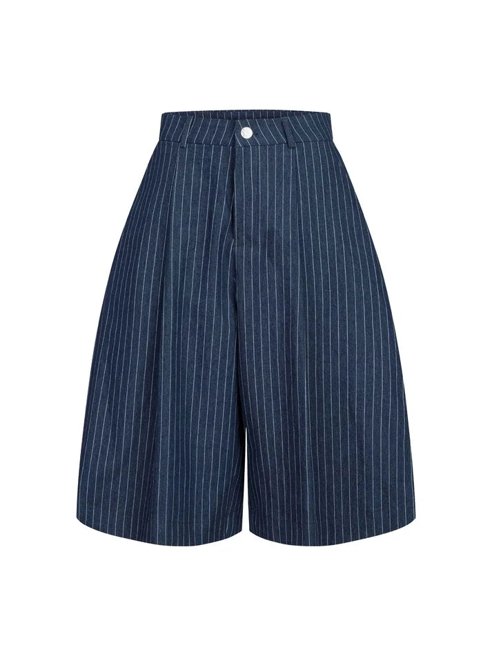 PUSH PUSH PINSTRIPE JORT