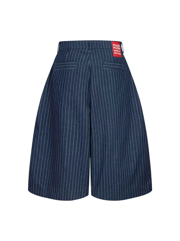 PUSH PUSH PINSTRIPE JORT