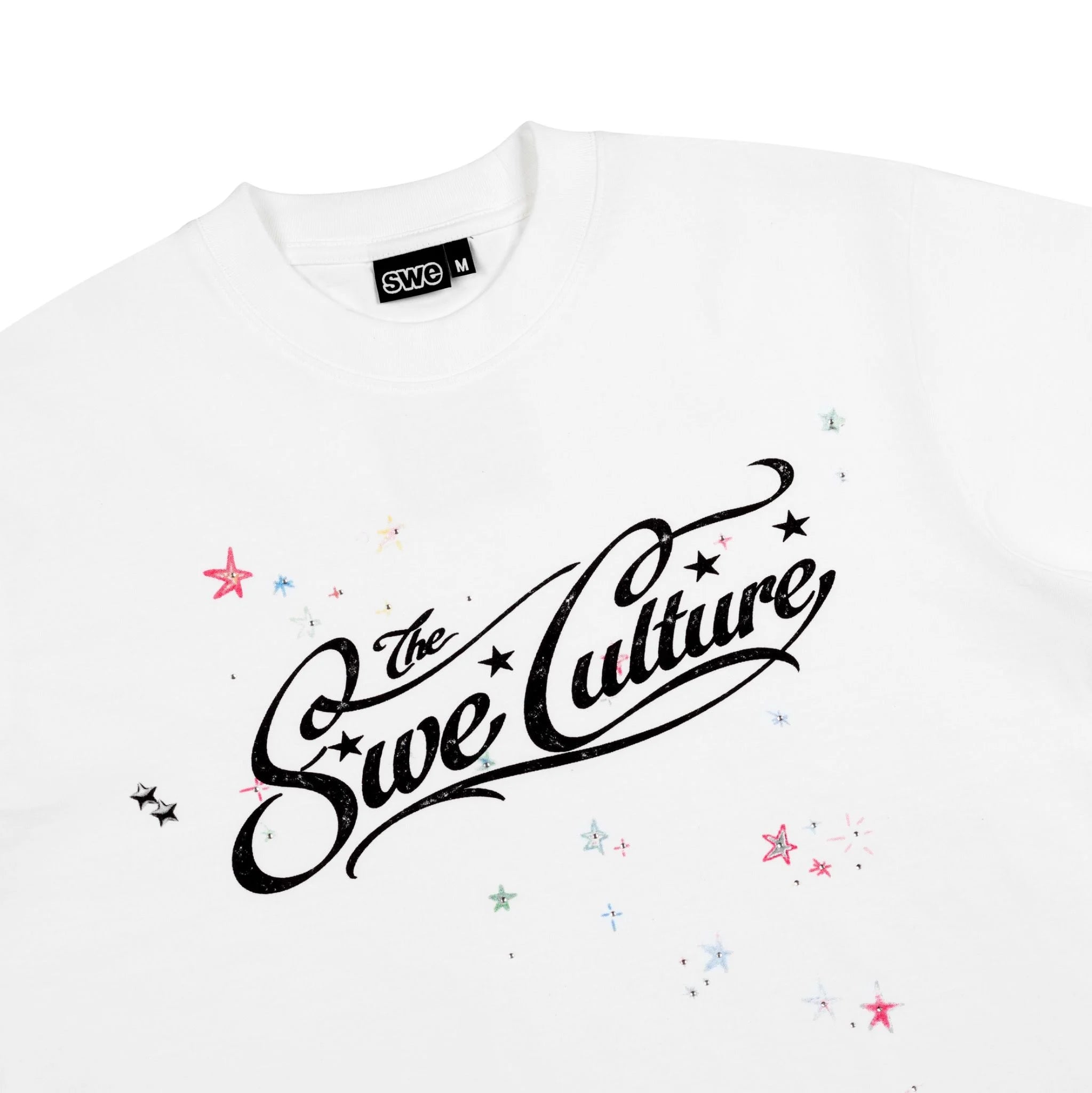 SWE CULTURE BOXY TEE - WHITE