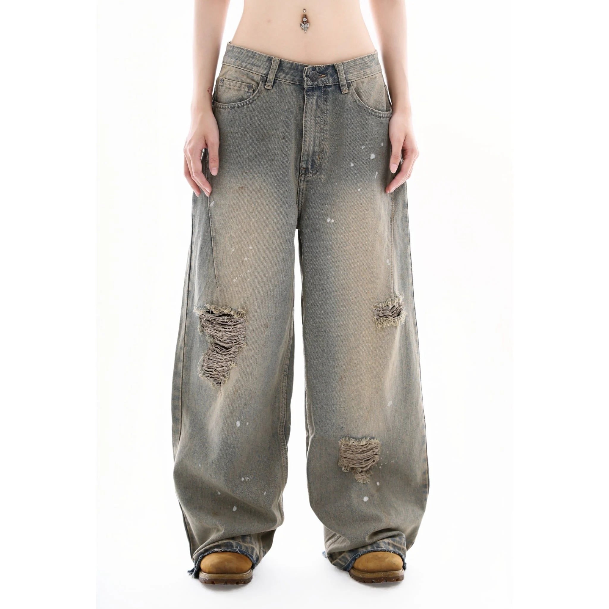 SWE DUNE DESTROYED JEANS - BLUE
