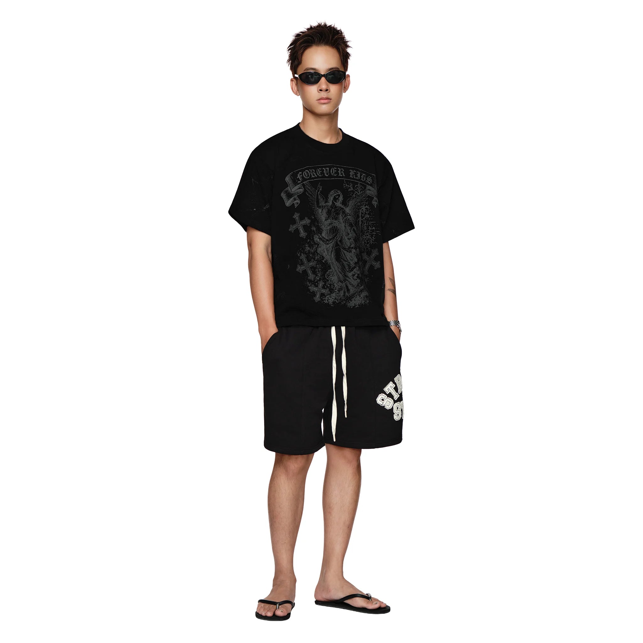 SWE FOREVER BOXY TEE - BLACK