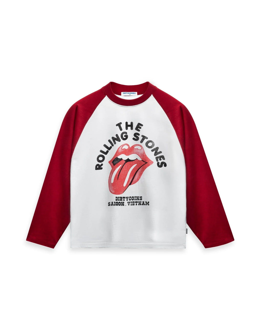 DIRTYCOINS ÁO THUN TAY DÀI RAGLAN DCXRS FADED PRINT