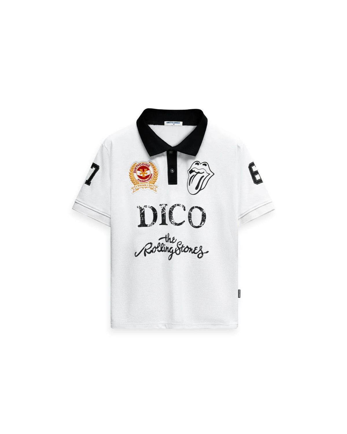 DIRTYCOINS ÁO THUN POLO DCXRS CLASSIC PATCHES