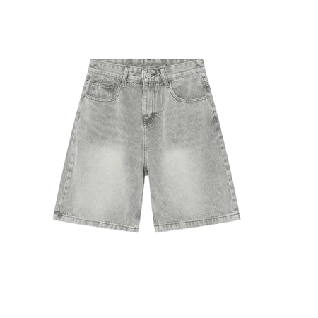 WHOSE STUDIO WIDE-LEG BAGGY DENIM SHORTS