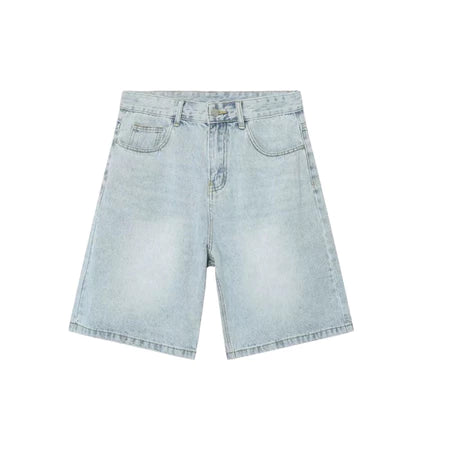 WHOSE STUDIO WIDE-LEG BAGGY DENIM SHORTS