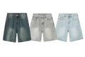 WHOSE STUDIO WIDE-LEG BAGGY DENIM SHORTS