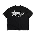 WHOSE STUDIO STARLIGHT SILK SCREEN PRINT AND EMBROIDERY T-SHIRT