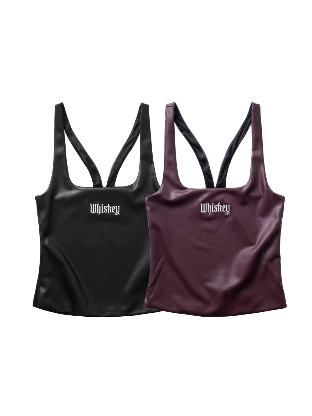 ISME PRIVATE CLUB WHISKEY LEATHER TANKTOP