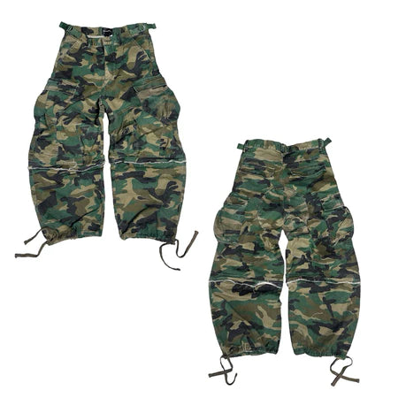 MBI 2IN1 FADED MILI PANTS - PANDA CAMO