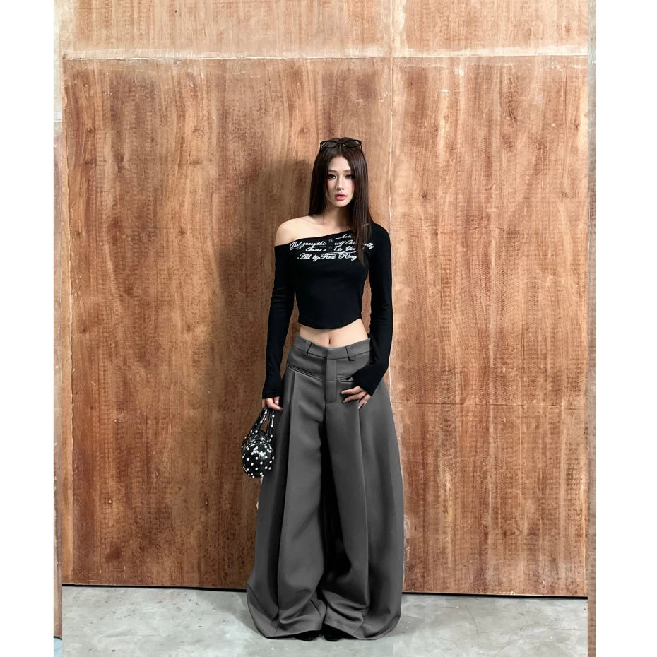KILL SYSTEM EMERALD WIDE-LEG TROUSERS