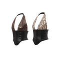 ISME PRIVATE CLUB LITTLE BADDIE LEATHER CORSET TOP