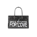 SPOILED NOT READY FOR LOVE PREMIUM PVC BUCKLE TOTE BAG