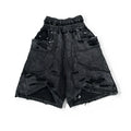 NIYU Multi-Layer Distressed Fleece Shorts