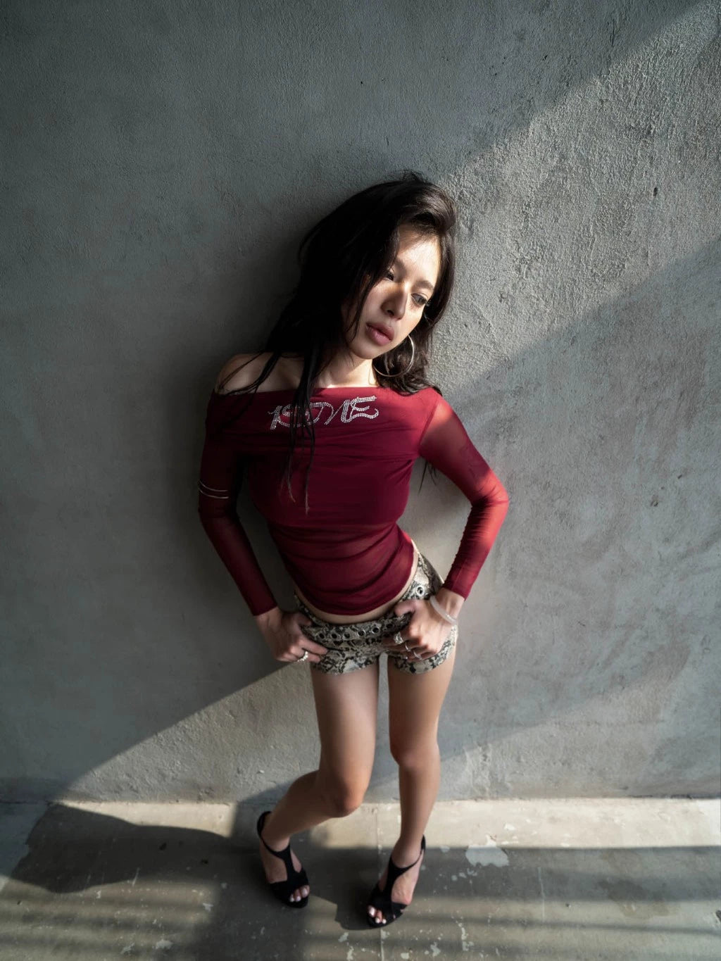 ISME PRIVATE CLUB MESH TOP BASIC LOGO
