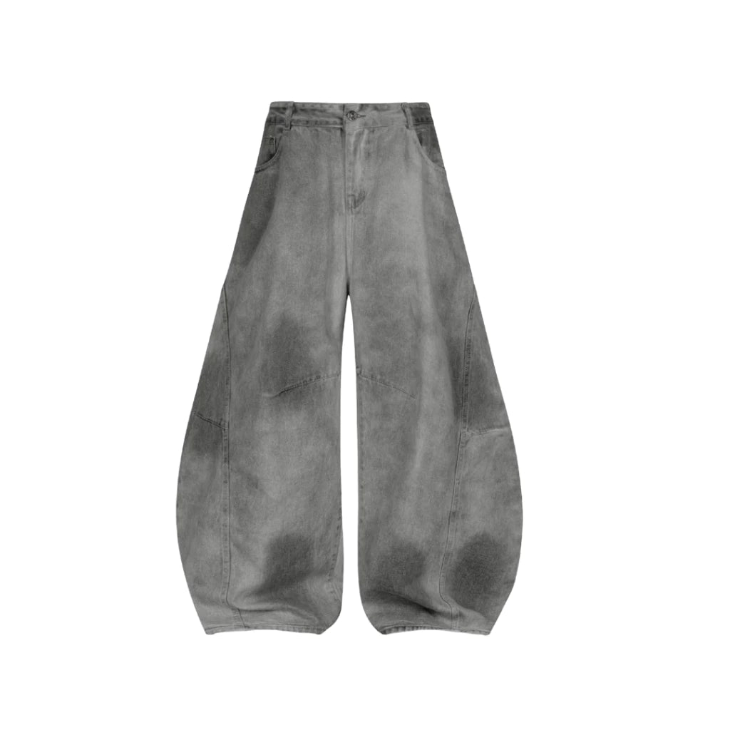 BAD CHOICES WIDE LEG BALLOON JEANS