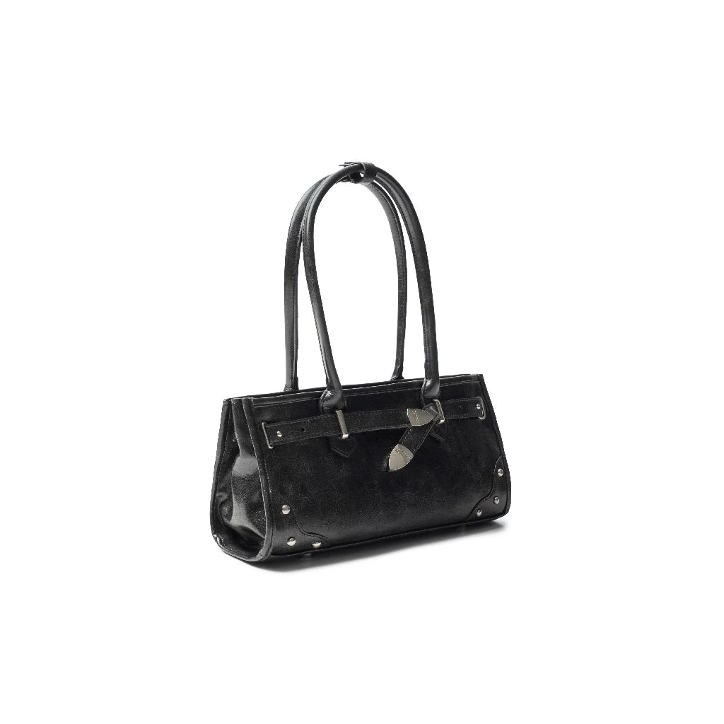 SPOILED PREMIUM PVC BUCKLE SHOULDER & TOP-HANDLE BAG