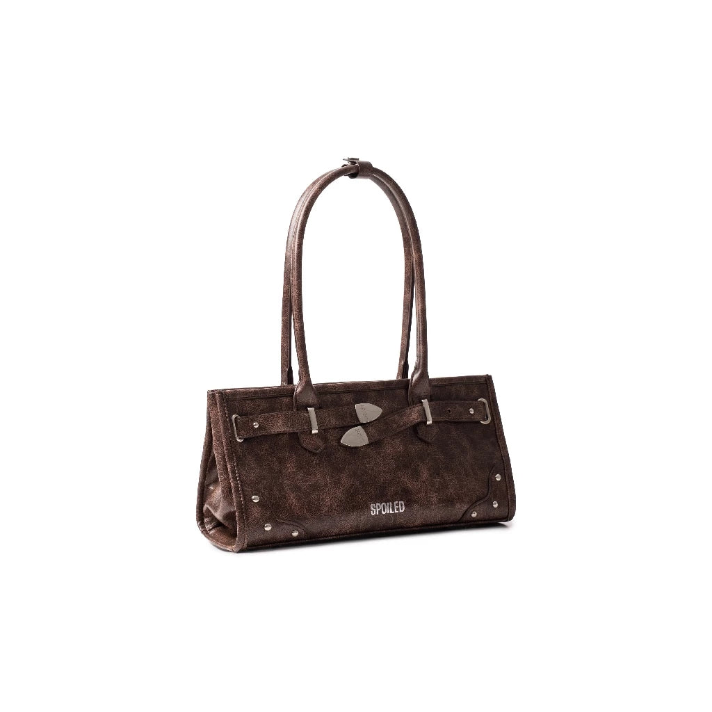 SPOILED PREMIUM PVC BUCKLE SHOULDER & TOP-HANDLE BAG