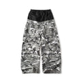 VEINDALS DOUBLE WAIST CAMO CARGO PANTS
