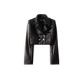 ISME PRIVATE CLUB MIDNIGHT CROP JACKET