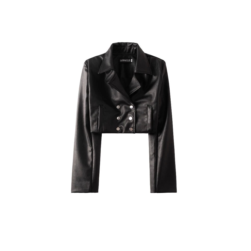 ISME PRIVATE CLUB MIDNIGHT CROP JACKET