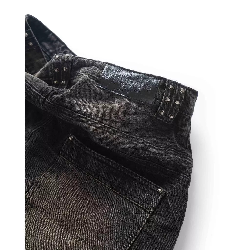 VEINDALS DISTRESSED BAGGY PANTS