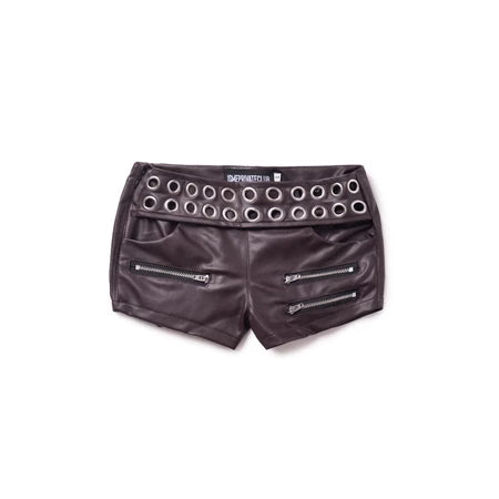 ISME PRIVATE CLUB GIGI LEATHER SHORTS