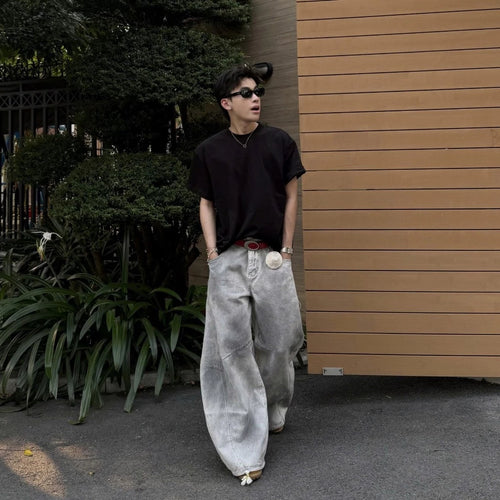 BAD CHOICES WIDE LEG BALLOON JEANS