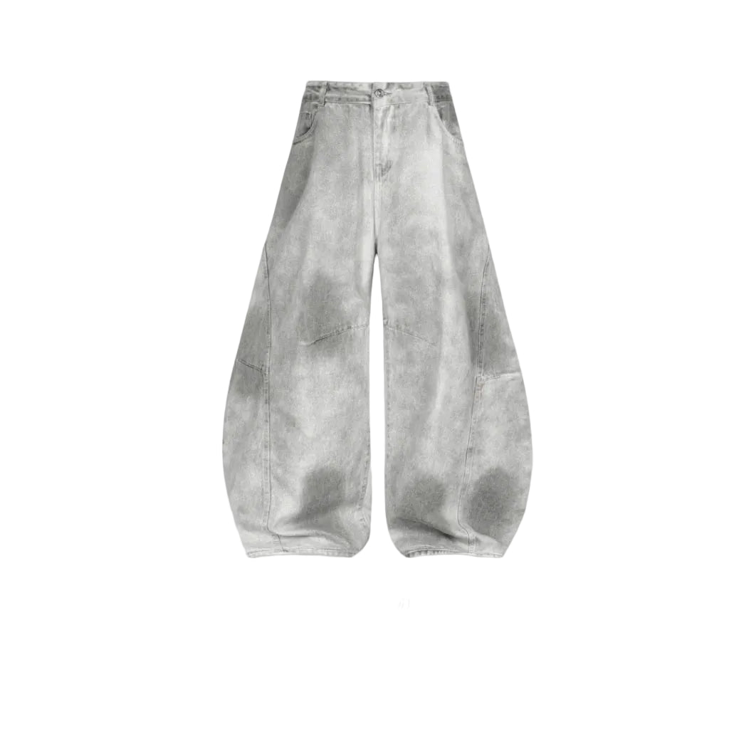 BAD CHOICES WIDE LEG BALLOON JEANS