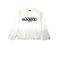 BAD CHOICES DIRTYWHITE COTTON BOXY FIT LONG SLEEVE T-SHIRT