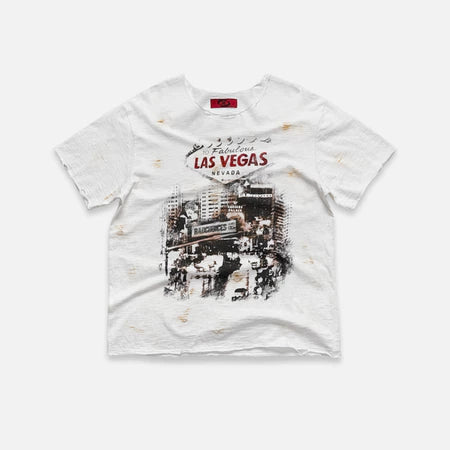 BAD CHOICES LASVEGAS SLUB COTTON DISTRESSED TEE