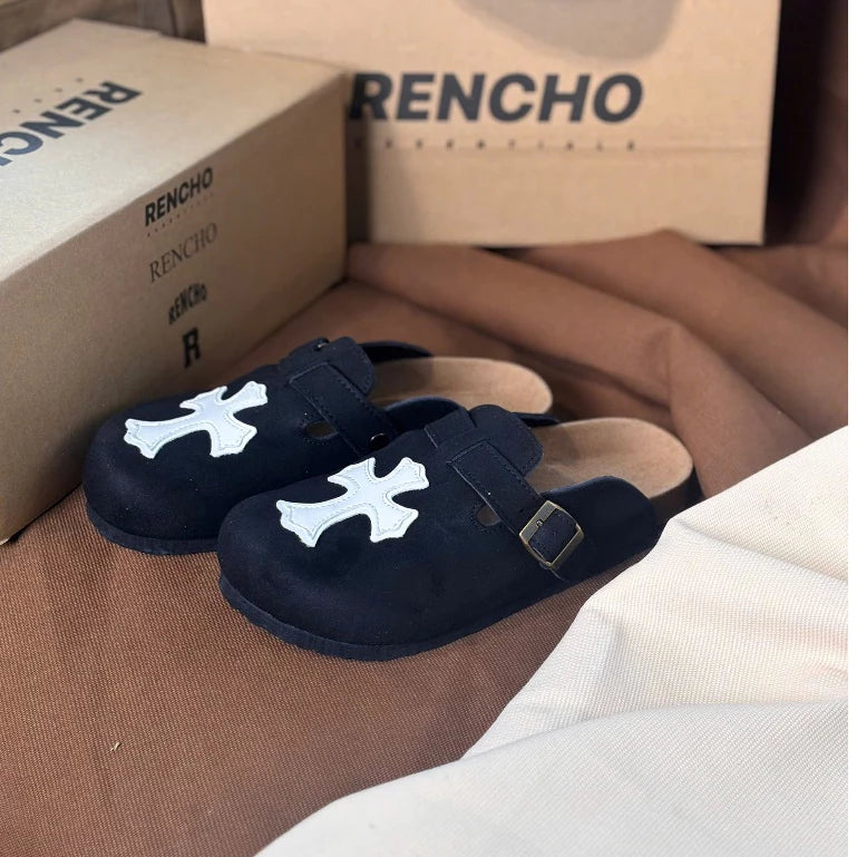 RENCHO SUEDE MULE BOSTON