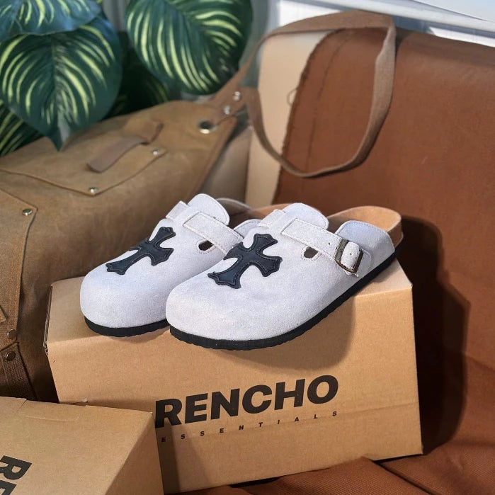 RENCHO SUEDE MULE BOSTON