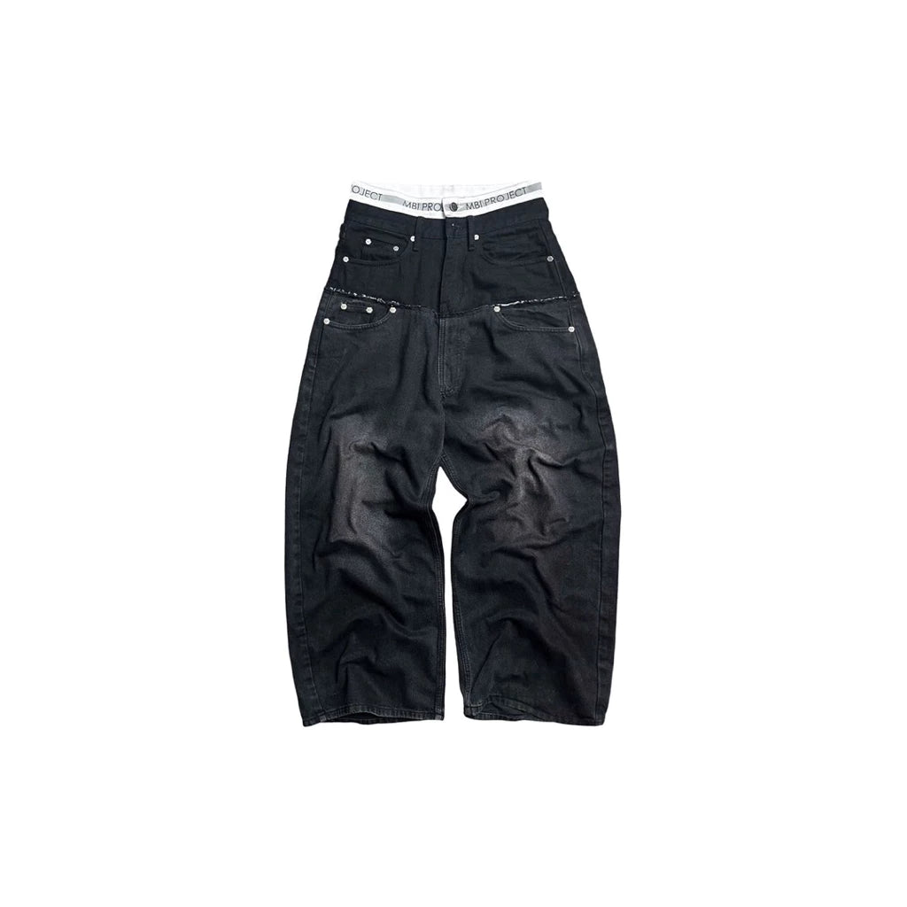 MBI UNDERWEAR CUT UP JEANS