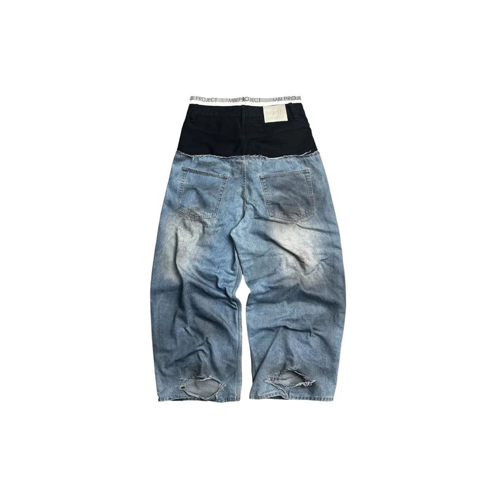 MBI UNDERWEAR CUT UP JEANS